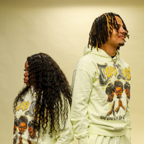 Pray As Two "Cream" Hoodie