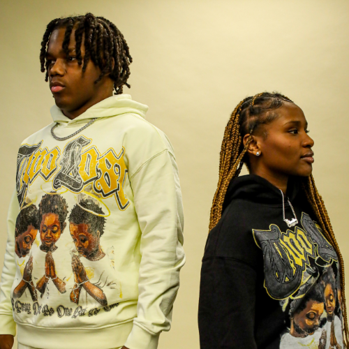 Pray As Two "Cream" Hoodie